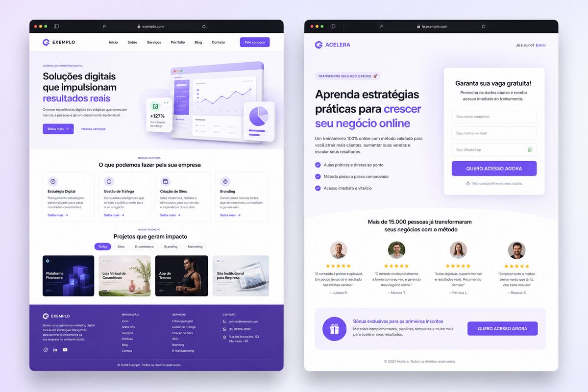 Site institucional ou landing page: qual a sua empresa precisa?