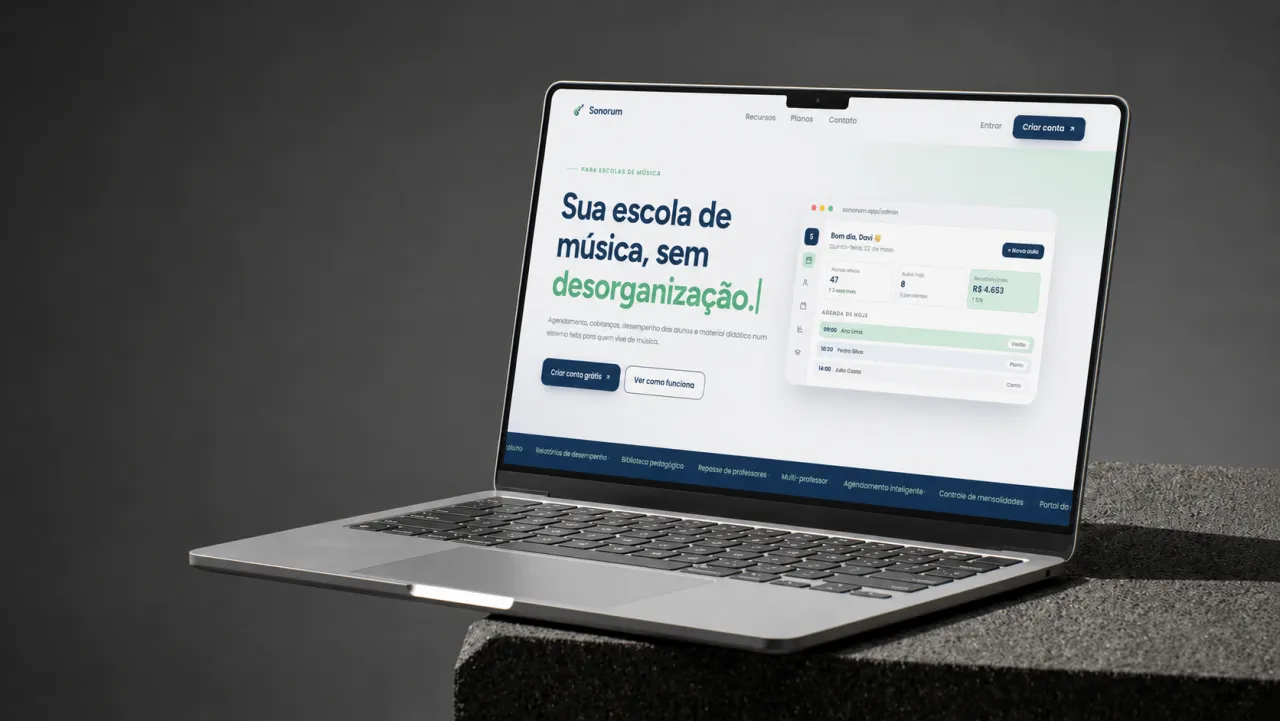Projeto Sonorum - Plataforma SaaS desenvolvida pela PUMP