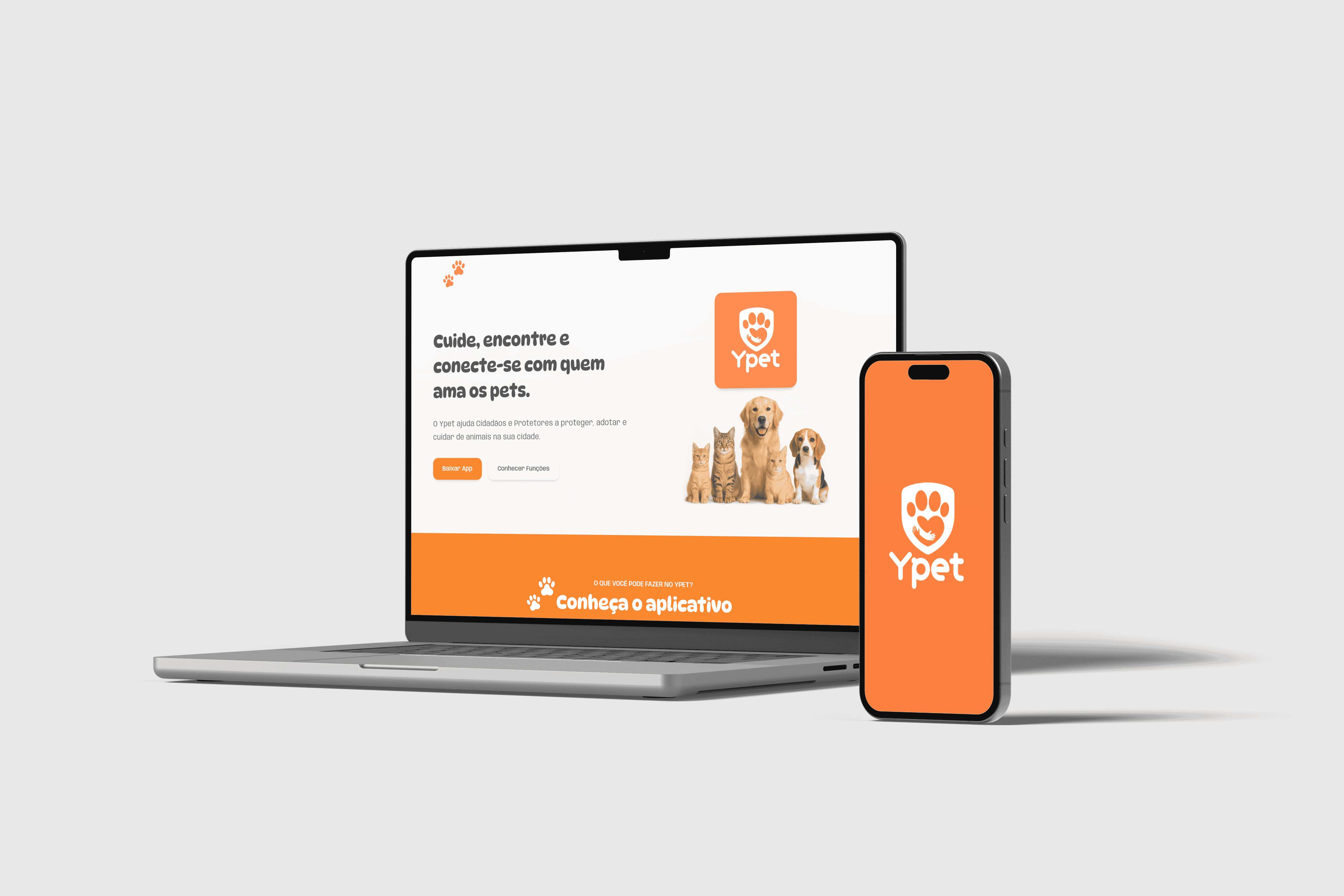 Projeto YPET - Aplicativo e Sistema para área animal desenvolvido pela PUMP